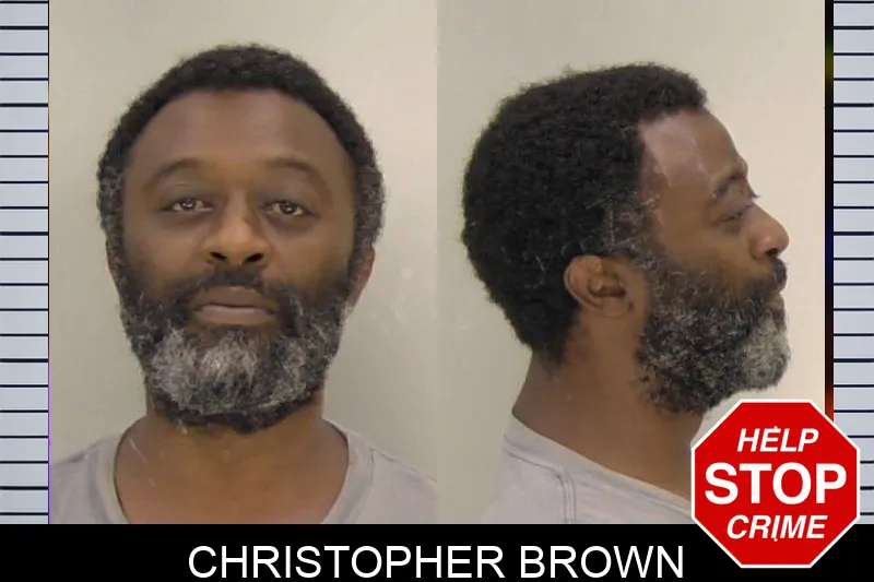 Christopher Brown mugshot
