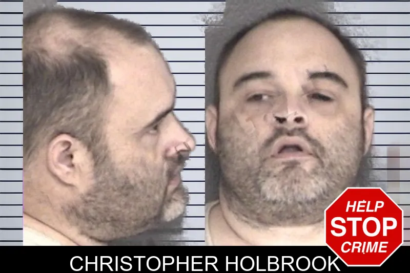 Christopher Holbrook mugshot
