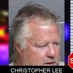 Christopher Lee mugshot
