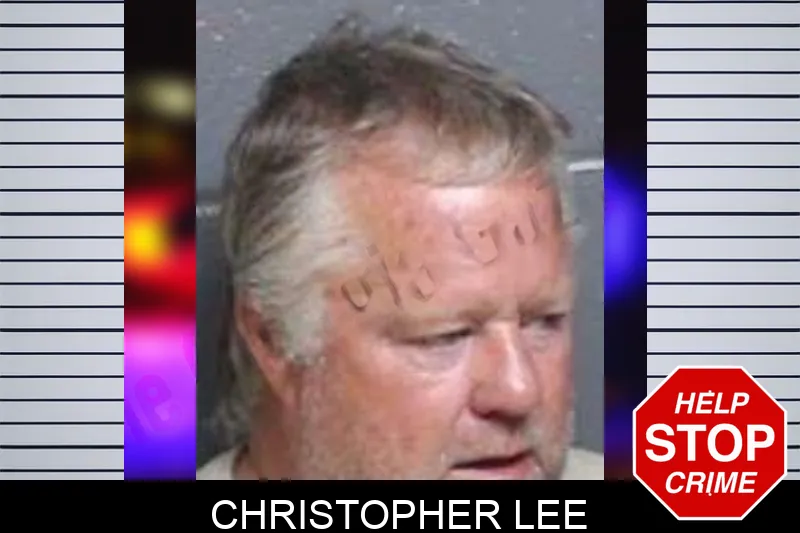 Christopher Lee mugshot
