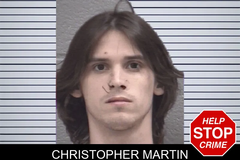 Christopher Martin mugshot