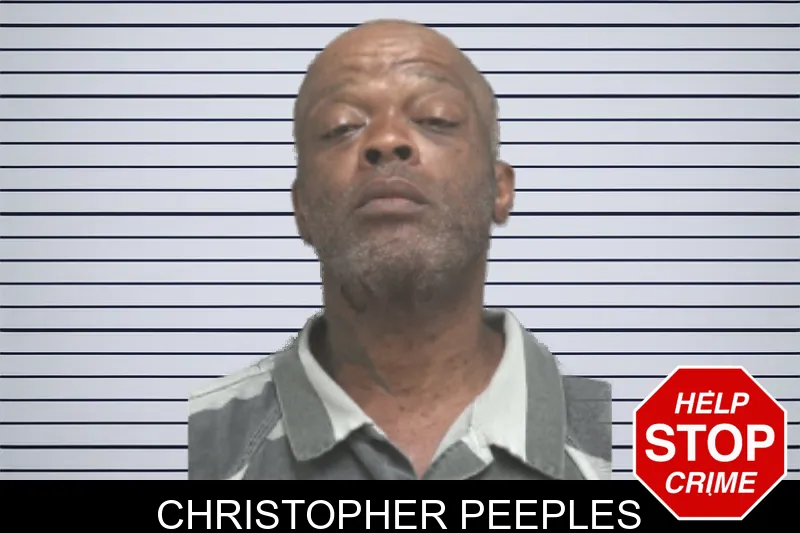 Christopher Peeples mugshot