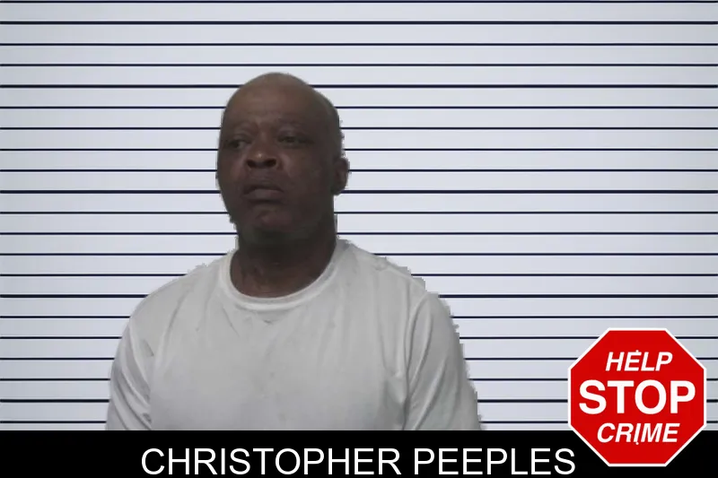 Christopher Peeples mugshot
