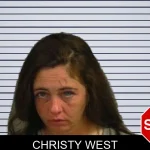 Christy West mugshot