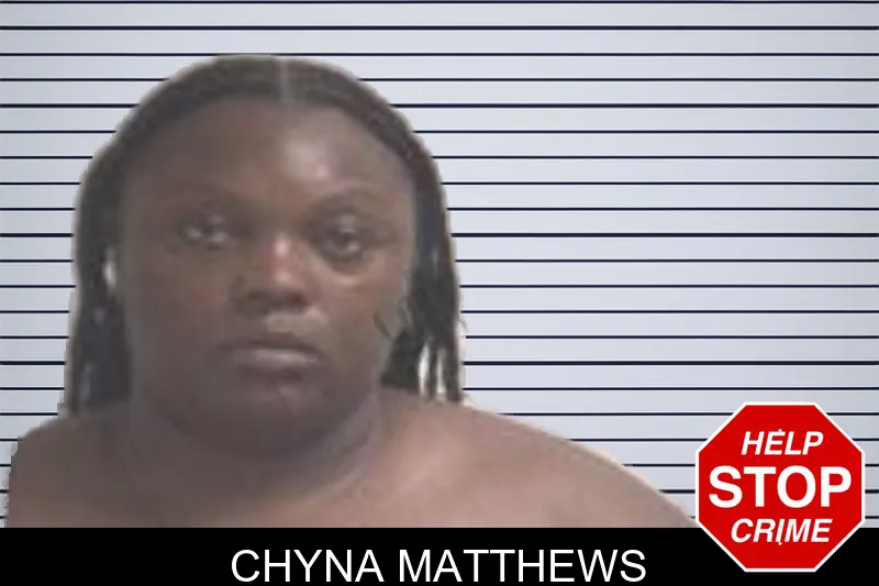 Chyna Matthews mugshot