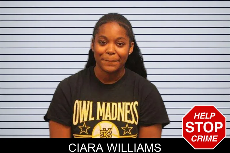 Ciara Williams mugshot