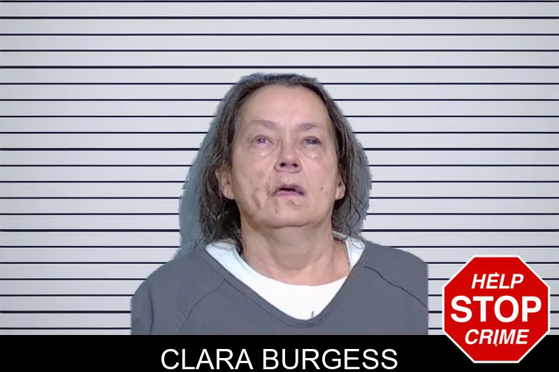 Clara Burgess mugshot