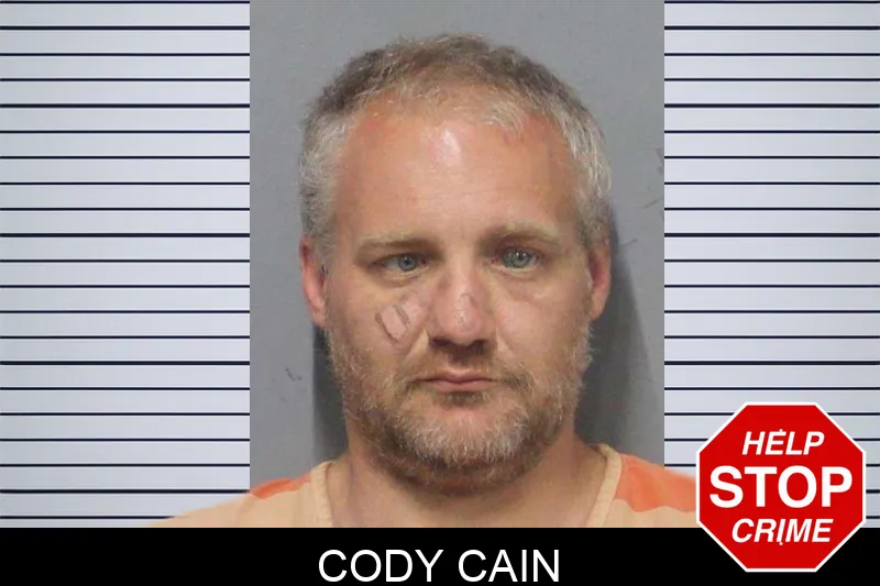 Cody Cain mugshot