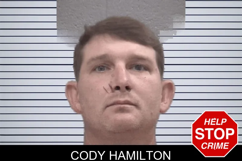 Cody Hamilton mugshot
