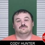 Cody Hunter mugshot