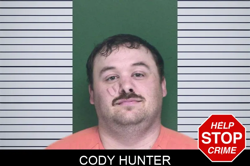 Cody Hunter mugshot