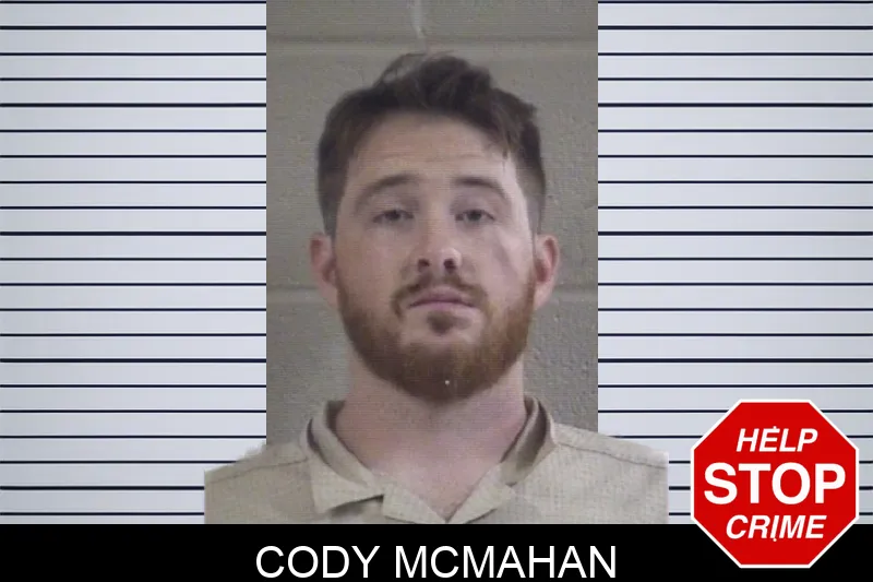 Cody McMahan mugshot