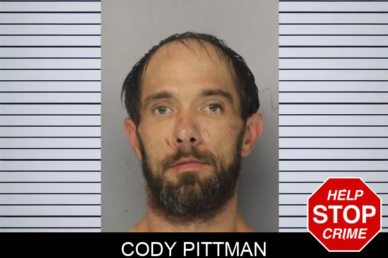 Cody Pittman mugshot