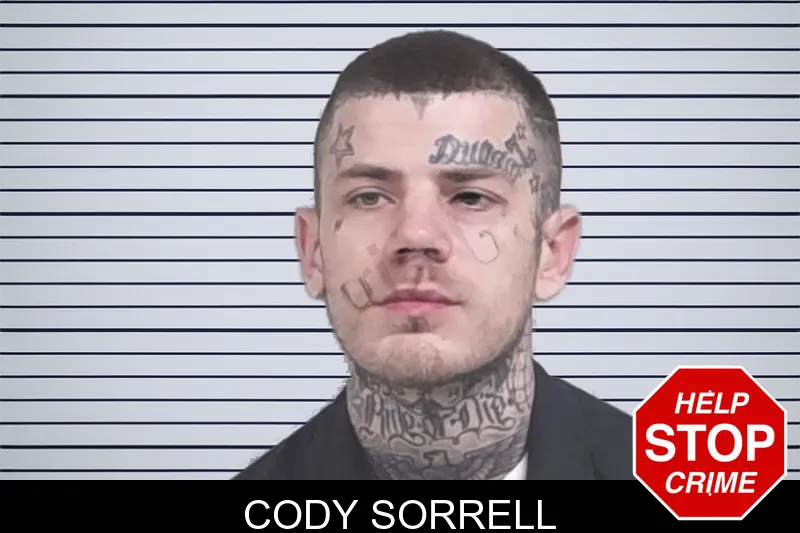 Cody Sorrell mugshot