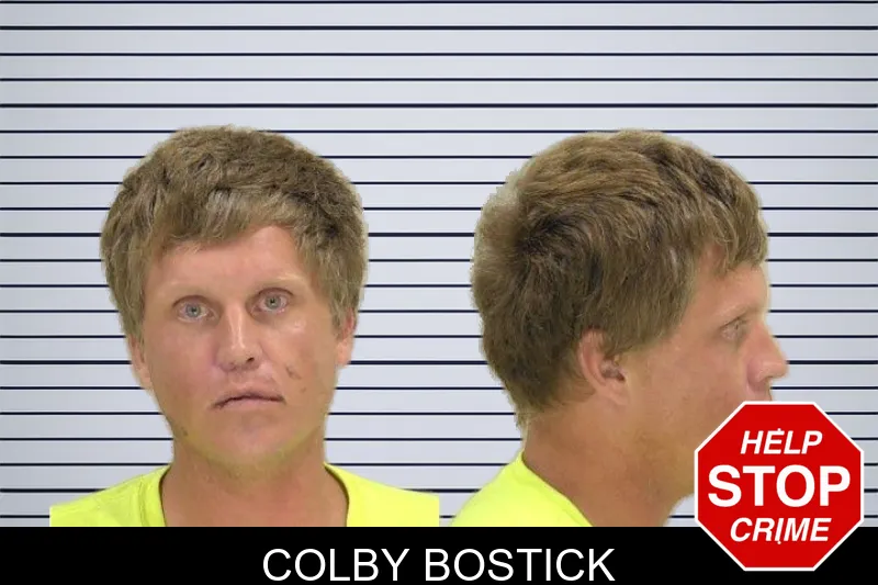 Colby Bostick mugshot