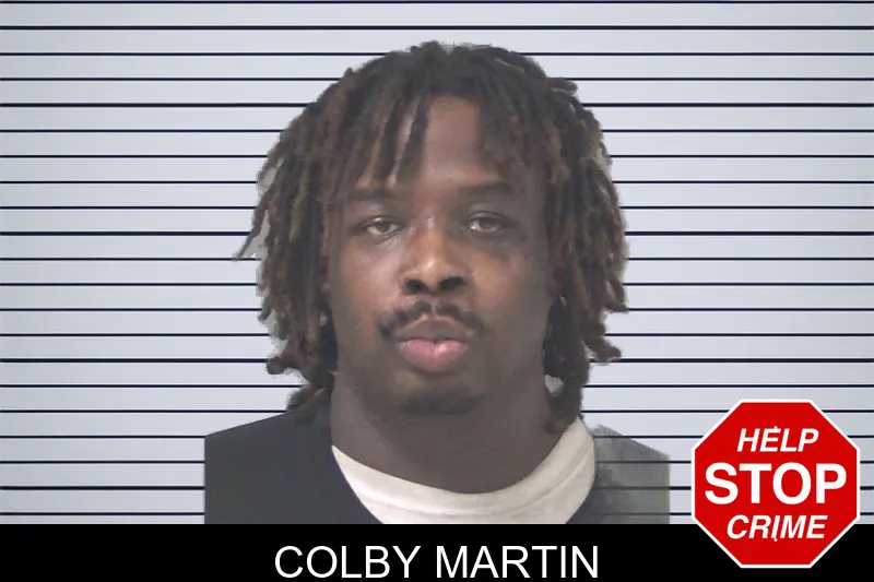 Colby Martin mugshot