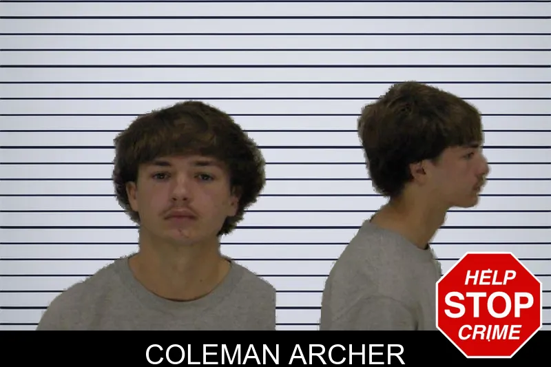 Coleman Archer mugshot
