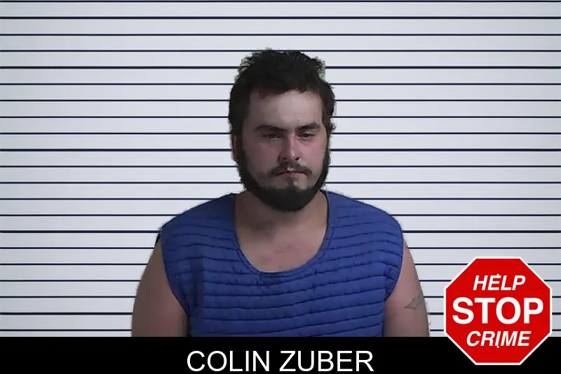 Colin Zuber mugshot