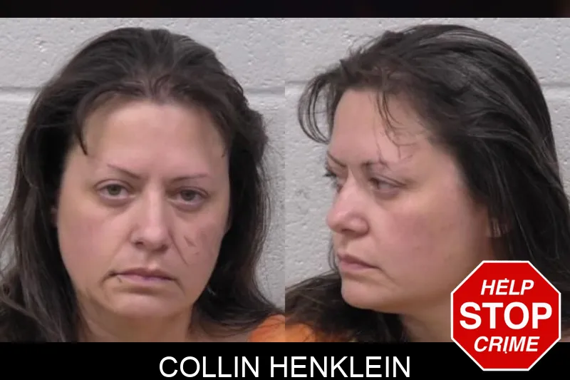 Collin Henklein mugshot