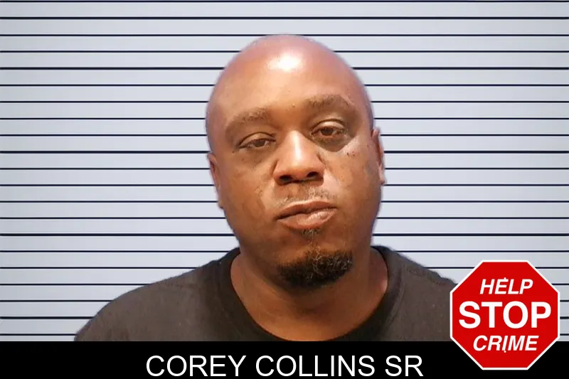 Corey Collins Sr mugshot