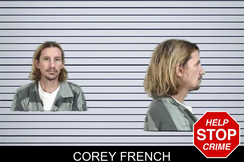 Corey French mugshot