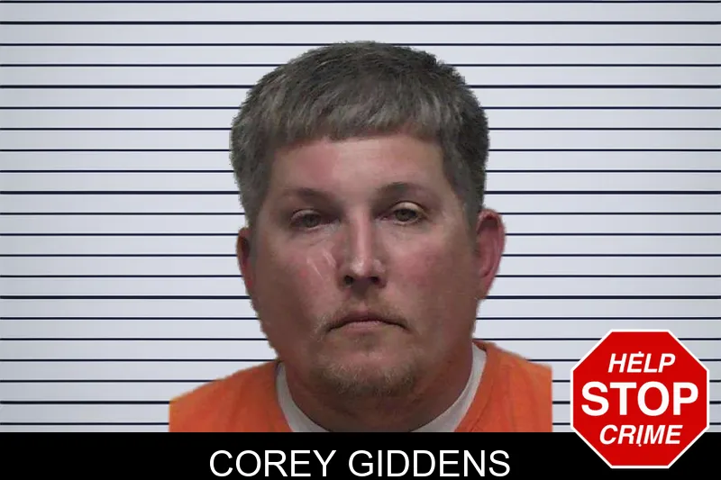 Corey Giddens mugshot