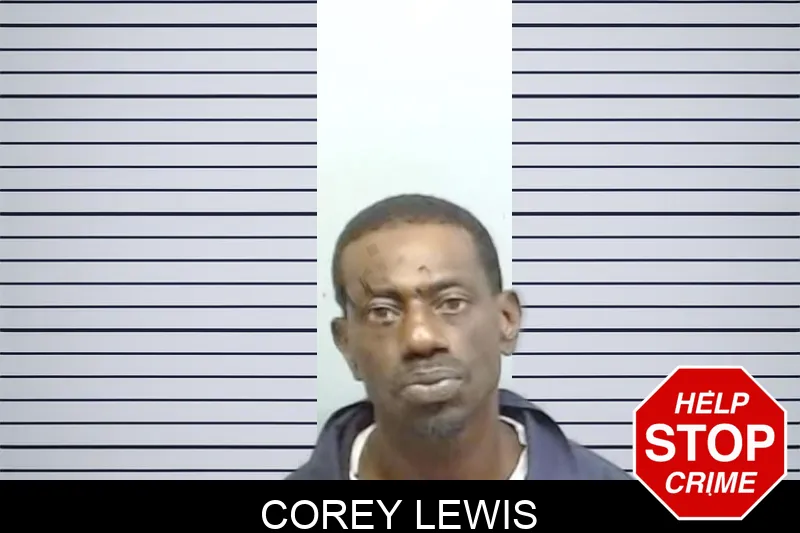 Corey Lewis mugshot