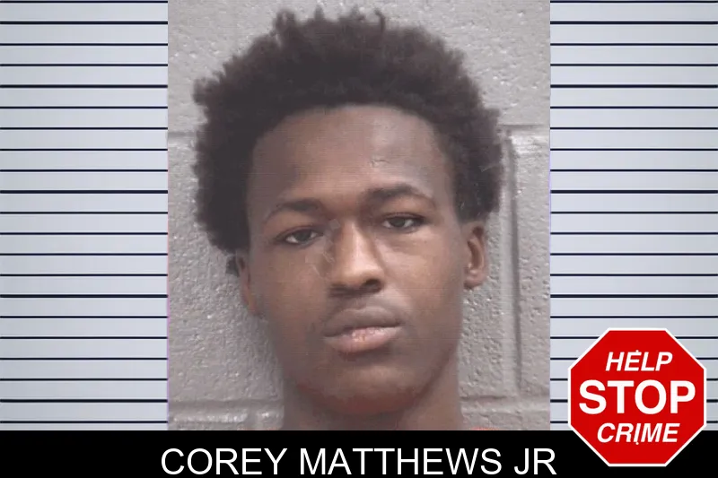 Corey Matthews Jr mugshot