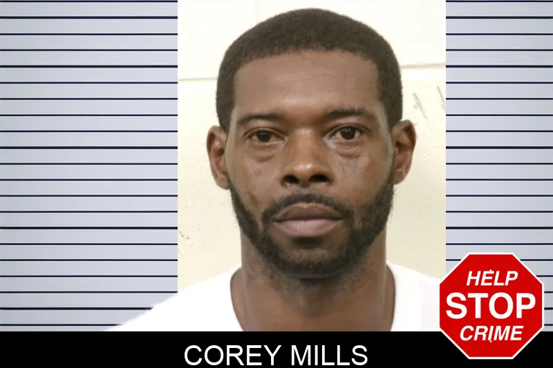Corey Mills mugshot