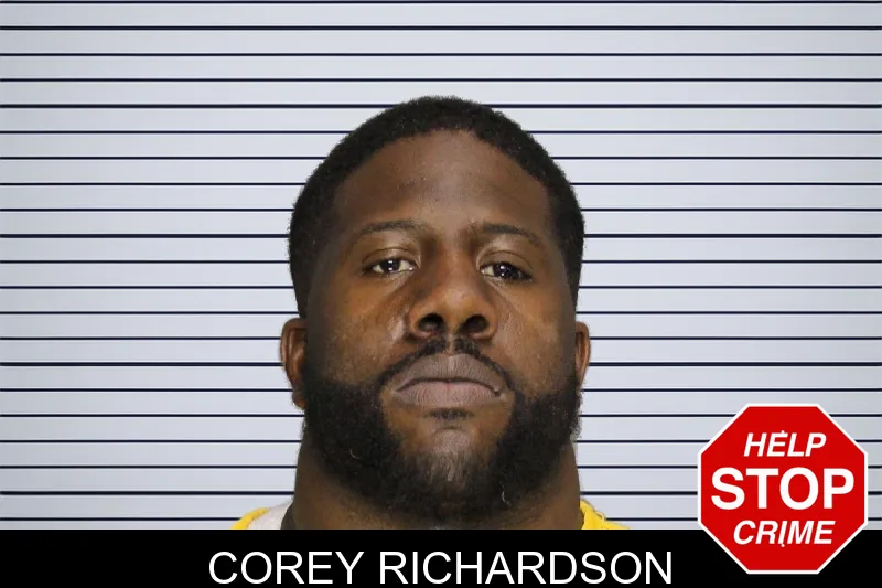 Corey Richardson mugshot