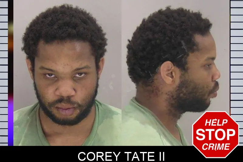 Corey Tate II mugshot