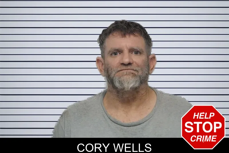 Cory Wells mugshot