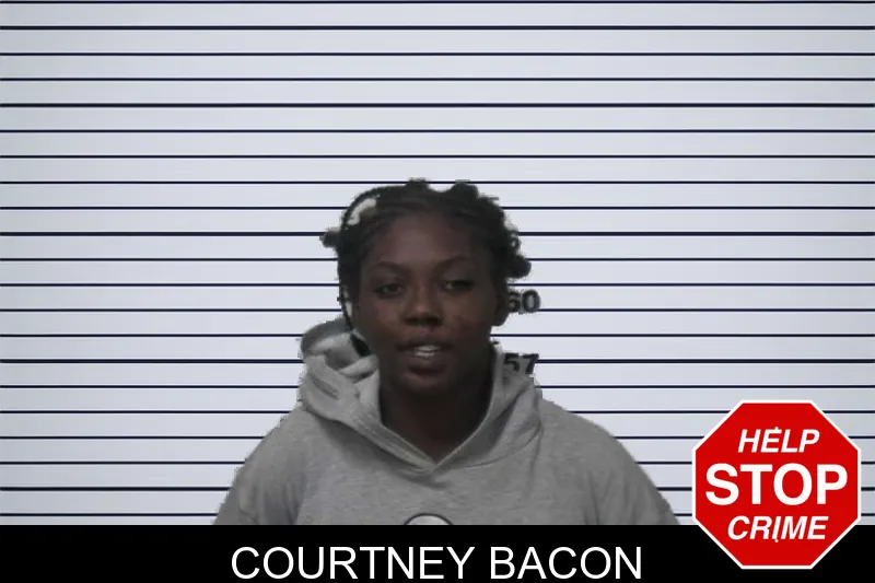 Courtney Bacon mugshot