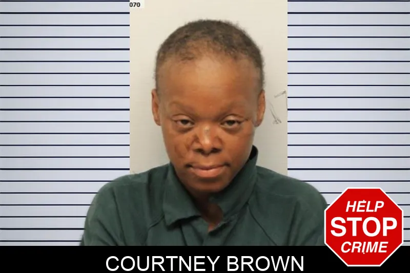 Courtney Brown mugshot