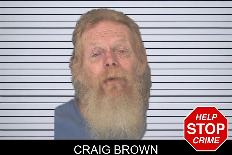 Craig Brown mugshot