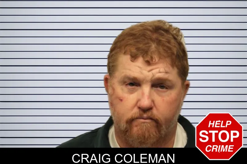 Craig Coleman mugshot