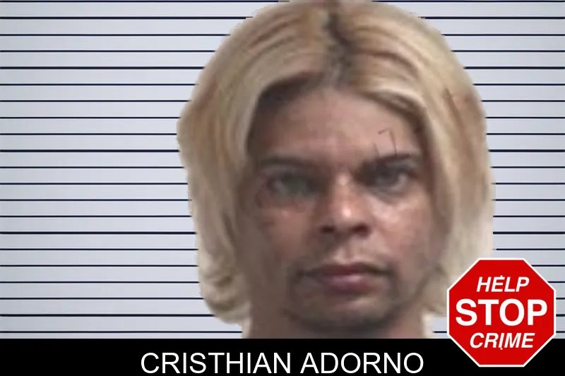 Cristhian Adorno mugshot