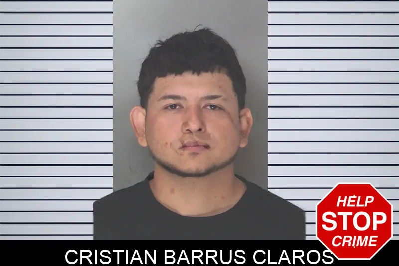Cristian Barrus Claros mugshot