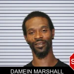 Damein Marshall mugshot