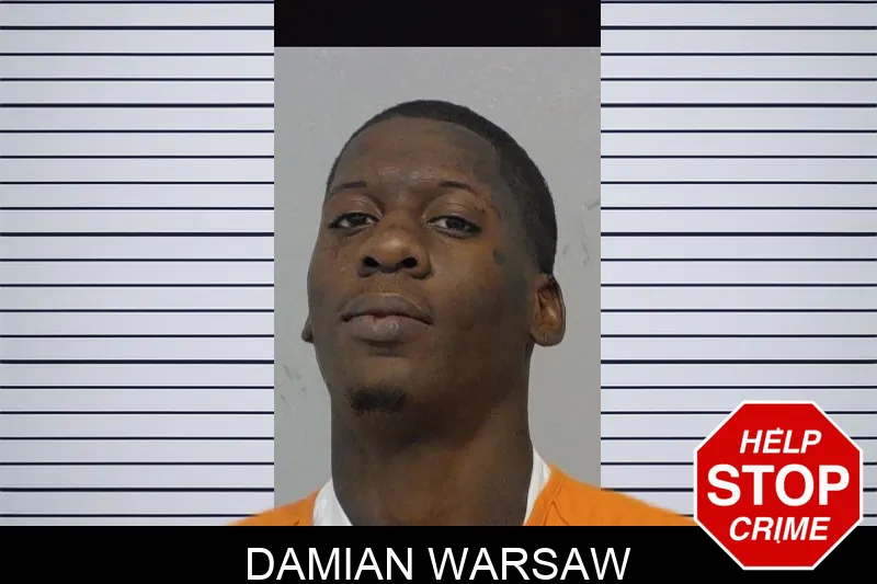 Damian Warsaw mugshot