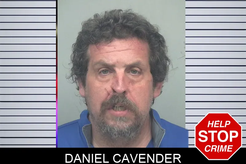 Daniel Cavender mugshot
