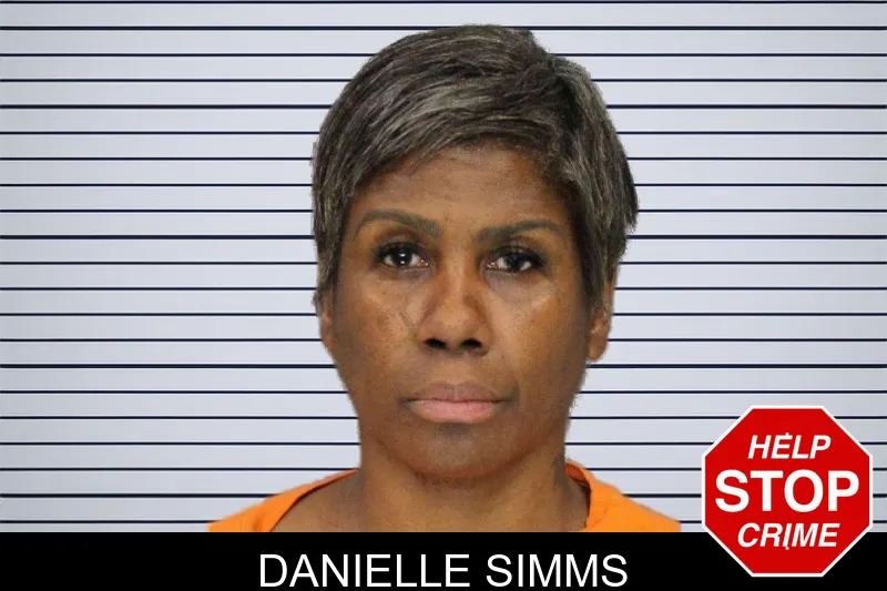 Danielle Simms mugshot
