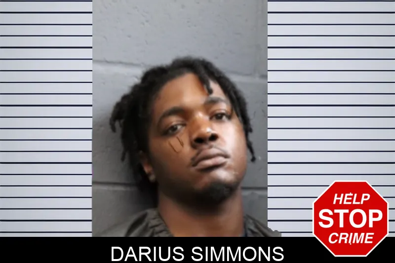 Darius Simmons mugshot