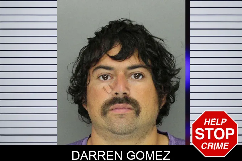 Darren Gomez mugshot