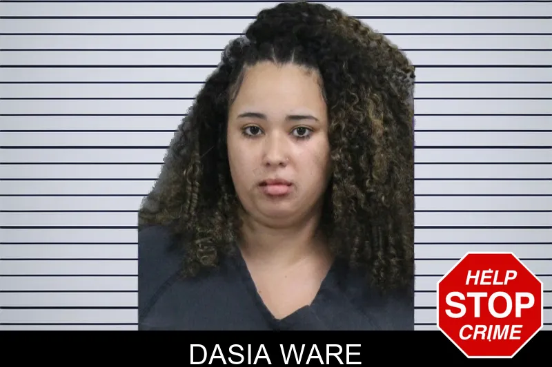 Dasia Ware mugshot