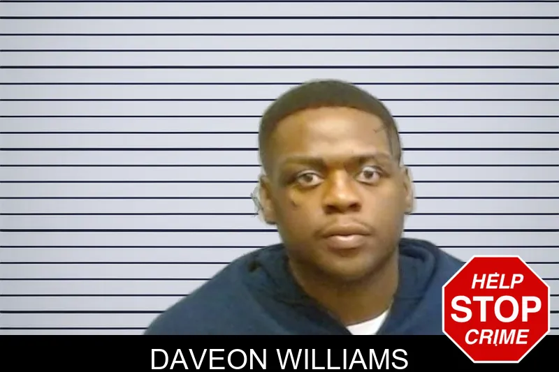 Daveon Williams mugshot
