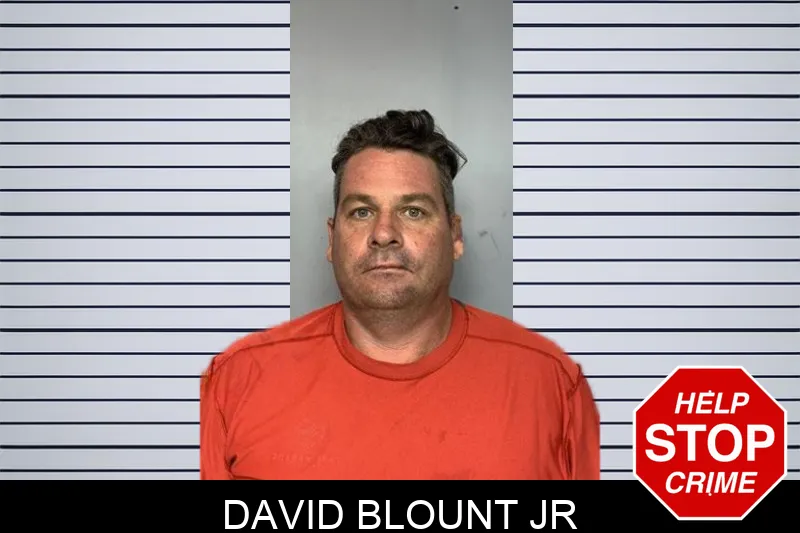 David Blount Jr mugshot