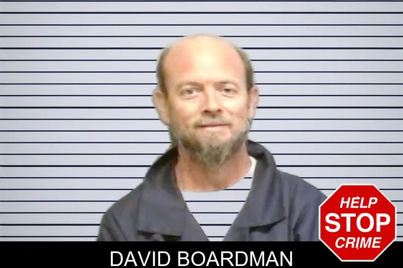 David Boardman mugshot