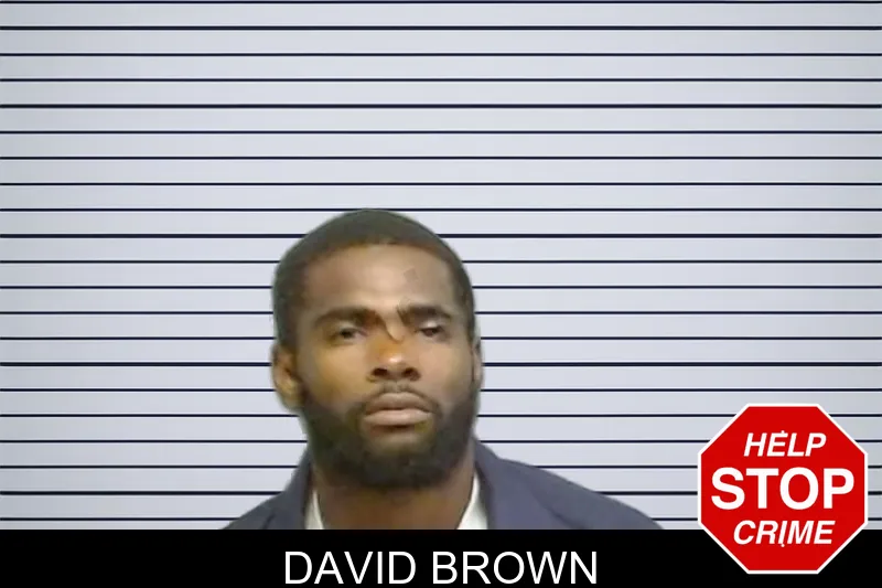 David Brown mugshot