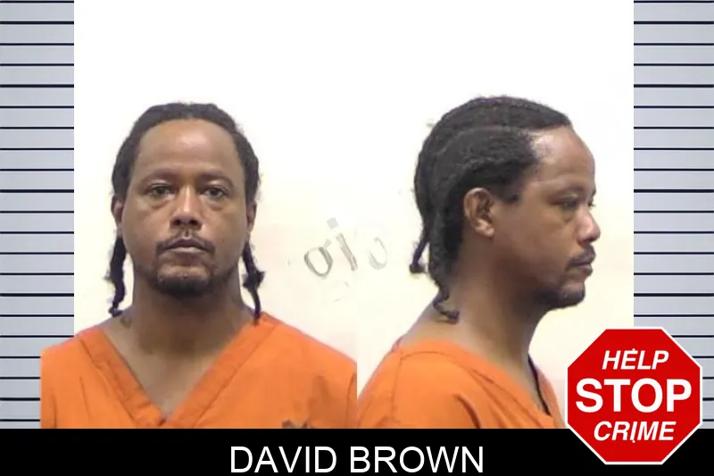 David Brown mugshot
